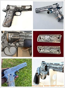 Gravação A Laser uma Glock Glock Ouro 24k Slide Lightburn Máquina De Gravação A Laser 100W Laser Stippling Marcação Máquina - Product Image 2