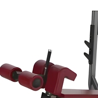 Banc de musculation incliné vers le bas avec charge de plaques, structure en acier, machine de fitness pour salle de sport commerciale