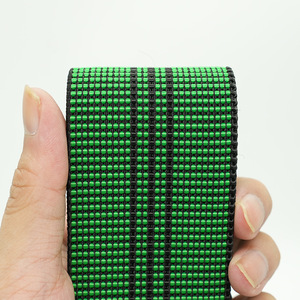 グリーン50mmストライプ弾性バンドソファシート & 背もたれPP素材家具ストラップトランポリンストレッチ用 - Product Image 4