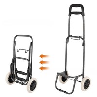 Chariot de courses pliable durable en gros de JX Manufacturer, sac détachable, roues, portable, marché, montée des escaliers, poignée