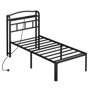 Cama Plegable Económica de Hierro con Orificio de Carga, Cama de Hierro Simple para una Persona, para Apartamentos Pequeños, Diseñada para el Descanso del <span class=keywords><strong>Mediodía</strong></span> - Product Image 1