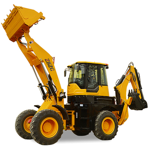 小型トラクターバックホー小型バックホーローダー4wdバックホーショベルローダー建設機械 - Product Image 5