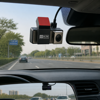 Caméra de tableau de bord WiFi double objectif A2 4K+1080P avec écran IPS 3,16 pouces, ADAS et surveillance de stationnement 24h/24, DVR automobile