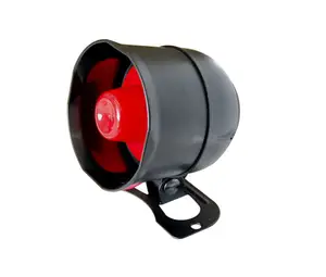 high quality Car Air Horn 12V Black Car Electrical Tone Alarm siren Car Audio Speaker fit for HONDA TOYOTA BMV AUDI Volkswagen