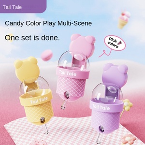 Water Cute Ice-cream Mute Leakproof Vacuum <b>Bottle</b> with Magnetic Holder for Dwarf Hamster Gerbils <b>Small</b> Animal - Product Image 3