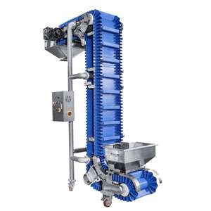 Fıstık PU kemer eğim Z tipi kovalı elevatör PVC /PU/kauçuk etek yanak kaldırma kovası hazne ile asansör konveyörü - Product Image 3