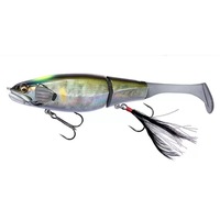 Nouvelle leurre artificielle en acier inoxydable 160mm/35g, double articulation, pour pêche au bar géant et au poisson mandarin, avec hameçons flottants