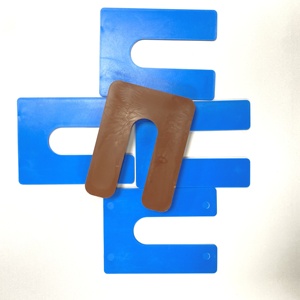 Cuña de herradura de plástico de 3/8 pulgadas, espaciadores de azulejos en forma de U, empacadores de ventanas, <span class=keywords><strong>cuñas</strong></span> de plástico <span class=keywords><strong>para</strong></span> construcción de vidrio - Product Image 2