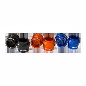 Per KTM EXC-F 525 03-07 distanziali ruota posteriore nero 20mm e 15mm in lega/alluminio con finitura cromata - Product Image 1