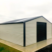 Garage de rangement pour voiture en acier préfabriqué à montage facile pour jardin