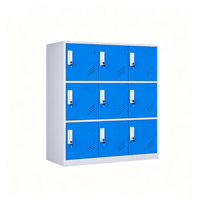 Armoire de rangement pour sacs d'écoliers, casier métallique coloré pour élèves, casier verrouillable pour sacs de maternelle et d'école