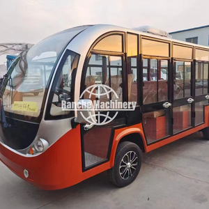 Bus touristique miniature de luxe à 4 roues, 8 places, fermé, électrique, homologué pour la route, voiture de tourisme de type golf - Product Image 1