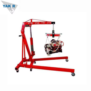 Mini palan hydraulique pliable portable de 2 tonnes pour l'exploitation minière, levage de moteur de voiture, nouveau palan pneumatique métallique à câble pour la réparation de machines - Product Image 1
