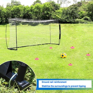 Portería <span class=keywords><strong>de</strong></span> fútbol <span class=keywords><strong>de</strong></span> <span class=keywords><strong>red</strong></span> portátil para interiores y exteriores duradera, portería <span class=keywords><strong>de</strong></span> fútbol plegable, portería <span class=keywords><strong>de</strong></span> fútbol plegable para practicar - Product Image 4
