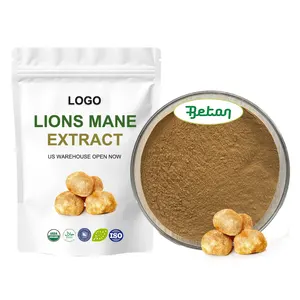 Lions Mane Herbal Shell 8:1Dual Extract Body Fruit 4:1 Monkey Head Mushroom Extract Powder Hericium Erinaceus Extract 10:1