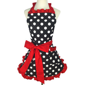 <span class=keywords><strong>Tablier</strong></span> femme gros commerce extérieur coton à pois version coréenne <span class=keywords><strong>de</strong></span> princesse adulte maison quotidien <span class=keywords><strong>cuisine</strong></span> circonférence <span class=keywords><strong>blouse</strong></span> femme - Product Image 1