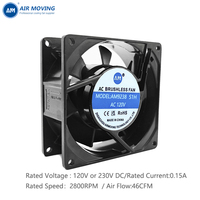 Ventilateur axial de haute qualité AM9238H2 9238, 92 mm, 220 V AC, ventilateur de refroidissement et de ventilation, 92x92x38 mm