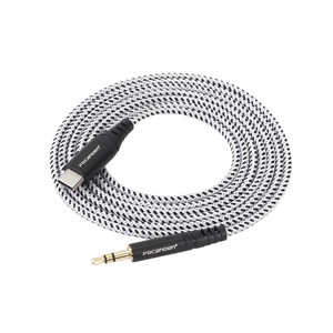 Cable de audio Focanden tipo C a 3,5 mm con conector chapado en oro para altavoz de ordenador y teléfono móvil - Product Image 3