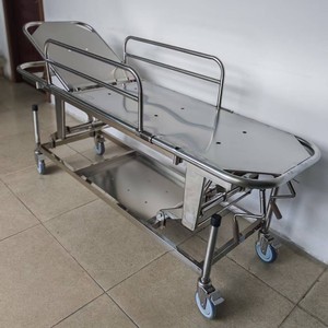 Cama de Transporte No Magnética Kang Zhi Xing 2010*570*550800mm, Carro de Emergencia de Acero Inoxidable para Uso en Hospitales y Clínicas - Product Image 3