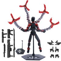 Figurine articulée Spider Action en plastique imprimé en 3D, modèle de collection, décoration de bureau, jouet