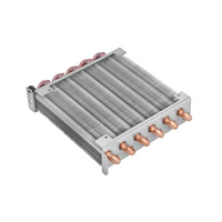 Évaporateur de réfrigérant à tubes à ailettes entièrement en cuivre, 150 à 300 °C, 50 GPM, pour le refroidissement des bancs d'essai de moteurs d'avions