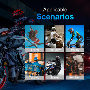 X3-V8 kép Chipset không dây xe máy <span class=keywords><strong>intercom</strong></span> Tai nghe 8 people1500 phạm vi Mũ bảo hiểm hệ thống thông tin liên lạc với âm nhạc chia sẻ - Product Image 6