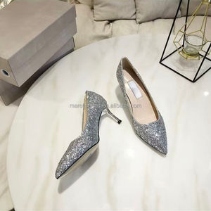 Chaussures à talons hauts de luxe à dégradé de couleurs vives, avec paillettes spéciales, très brillantes, qui ne glissent pas facilement, idéales pour les soirées et banquets de célébrités JC - Product Image 3
