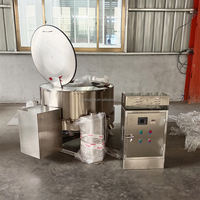 Centrifugale ontwateringsdroogmachine 304 roestvrijstalen motor grote capaciteit 25kg commercieel gebruik voedselverwerking centrifuge droger