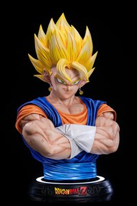Buste en résine GK grandeur nature personnalisé, anime japonais Goku Gogeta Vegeta, statue pour collection, cadeau, fête d'anime, activités <span class=keywords><strong>manga</strong></span> - Product Image 3