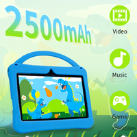 Tableta Educativa Resistente a Golpes con Pantalla IPS de 7 Pulgadas, 2 GB de RAM, 32 GB de ROM, Batería de 2500 mAh, Control Parental, Tableta para Niños