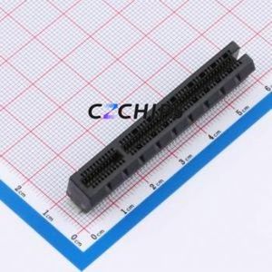 X1651WVS-98-9TV01 PCI/PCIe Connector SMD,P=1mm Connector PCI-E x8 98P 76P Vertical Mount - Product Image 1