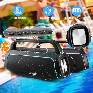 ลำโพงปาร์ตี้คุณภาพสูง ระบบเสียงสเตอริโอสำหรับงานปาร์ตี้ ลำโพงคาราโอเกะ บูมบ็อกซ์ ลำโพงซับวูฟเฟอร์ ลำโพงพกพาพร้อมบลูทูธ - Product Image 6