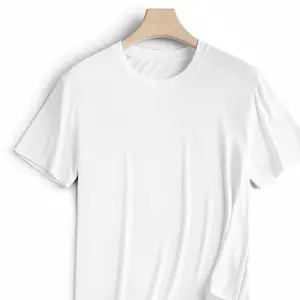 90% Modal 10% Spandex Musim Panas Lengan Pendek T-shirt Pria O-Neck Warna Solid Pakaian Dalam Kasual Merek Kualitas Tinggi Pakaian Pria Baru