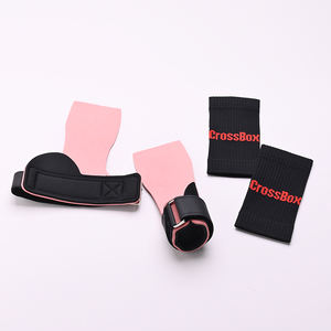 Protège-paume anti-déchirure pour la gymnastique, le CrossFit et les tractions, avec texture écorce, et ensemble de poignets de maintien en maille - Product Image 4