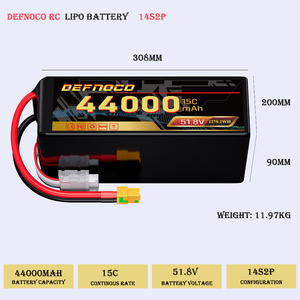 High Performance High C Rate <b>Battery</b> 51.8V 14S 12S 88.8V 44000mAh 30C for <b>Drone</b>/ VTOL/ Evtol/ Heavy Lifting <b>Drone</b> - Product Image 2