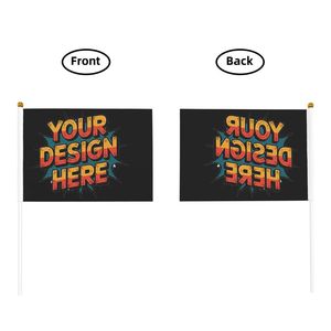<span class=keywords><strong>Bandiere</strong></span> Promozionali Personalizzate JX con Logo, <span class=keywords><strong>Bandiere</strong></span> da Sventolare a Mano con Asta in Plastica, Mini <span class=keywords><strong>Bandiere</strong></span> per Pubblicità - Product Image 4