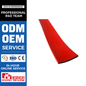 Red15x2mm Expansion auto-adhésive bandes d'étanchéité ignifuges ignifuges <span class=keywords><strong>porte</strong></span> fenêtre scellée coupe-froid inhiber la fumée insonorisée - Product Image 1