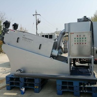Presse à vis Machine de déshydratation des boues Équipement de traitement des boues automatique 4000L/heure pour industriel municipal