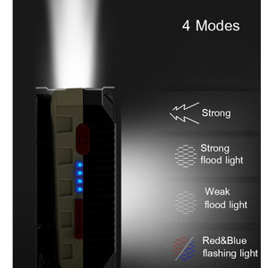 Multifunctional Car <b>Work</b> <b>Light</b> <b>Rechargeable</b> USB Charging Portable <b>LED</b> White <b>Light</b> Plastic Body Black - Product Image 5