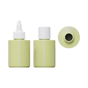 Vacío mini Premium amarillo de lujo punta afilada loción para el cuidado del cabello tarros embalaje cosmético champú botella de suero 100ml - Product Image 6