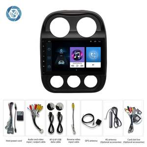 Henmall Android 2 Din BT GPS Car Radio Car Player Dispositivo de navegación para <span class=keywords><strong>Jeep</strong></span> Compass Patriot 2007-Multimedia Auto Audio - Product Image 6