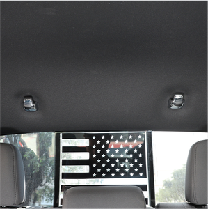 LUMA 2PCS Garniture de cache-crochet de toit arrière en ABS chromé brillant pour accessoires de modification intérieure de pick-up 2016-2023 - Product Image 2