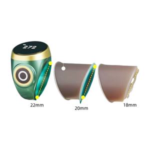 Iqibla Smart Tasbih Tally Counter <span class=keywords><strong>Ring</strong></span> für Muslime Zikr <span class=keywords><strong>Ring</strong></span> Digital Tasbeeh 5 Gebets zeit Vibrations erinnerung Wasserdicht - Product Image 5