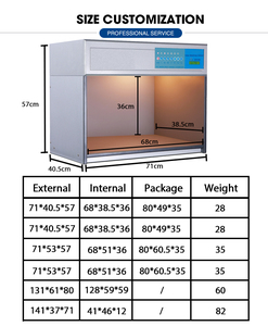 SKZ199 Fornetto Portatile ad Alta Precisione per Test Colore, Protezione IP55, Test Automatico, Garanzia 1 Anno, Diverse Dimensioni Interne Opzionali - Product Image 3