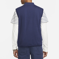 Vente en gros, pull tricoté à fermeture éclair, gilet pour hommes, hiver chaud sans manches, polaire vierge, veste pour hommes