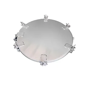 Favorable Price Stainless Steel DN400 DN500 Storage Tank lid blind cap with PTFE & NBR gasket