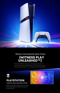 Consola de Videojuegos Usada, Modelo 2024, de Alto Rendimiento, Sony Original, PS5 Pro, Edición Digital, Versión con CD-ROM, Completamente Nueva - Product Image 4