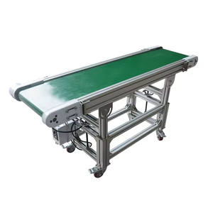Mesin Konveyor Sabuk PVC dan Struktur Aluminium yang Mudah Dibersihkan dan Berjalan Lancar, dengan Kecepatan dan Ketinggian yang Dapat Disesuaikan - Product Image 4