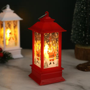 Pequeñas lámparas de aceite de Navidad Luces de viento LED Vela Luces de llama simuladas Decoraciones de fiesta de mano para decoraciones festivas - Product Image 2