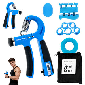 Chuyên Nghiệp Có Thể Điều Chỉnh Tay Grip Strengthener 5Kg-60Kg Xách Tay Cẳng Tay Ngón Tay Exerciser Cho Phòng Tập Thể Dục Leo Núi Tĩnh Mạch Đào Tạo - Product Image 1